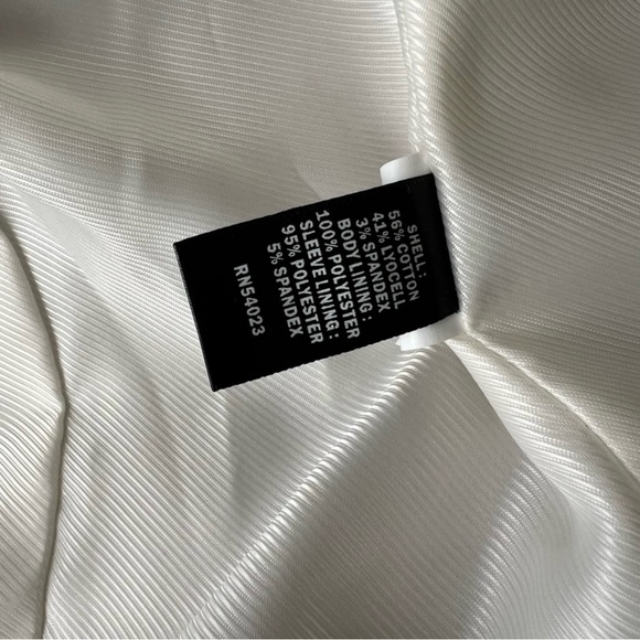 Banana Republic Tan Textured Pantsuit with Flared Trousers size 6 - Picture 7 of 14